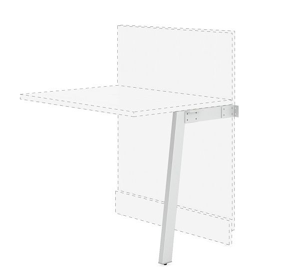 ФАСТА/FASTA Опора металл БЕЛЫЙ