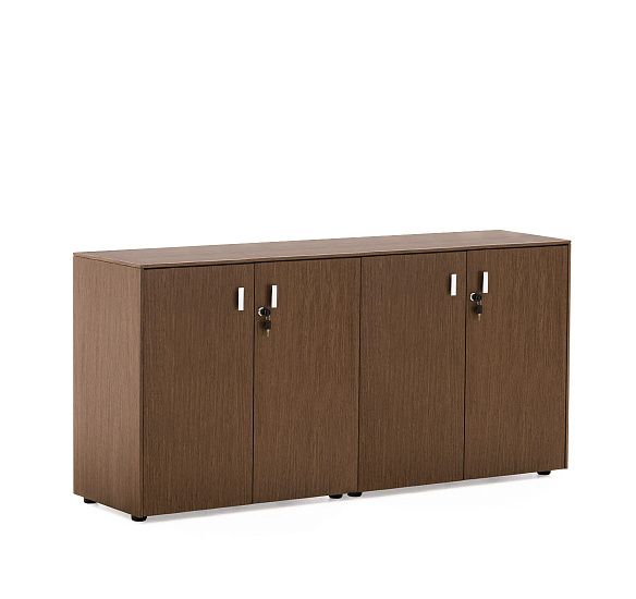 ЭКЗЕ/EXE Шкаф в.82, 4 двери ОРЕХ/ХРОМ