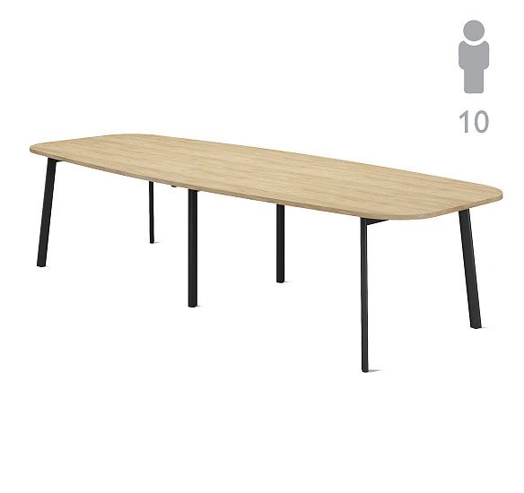 ФЛЕКС/FLEX Стол для переговоров 320 ГИКОРИ/ГРАФИТ