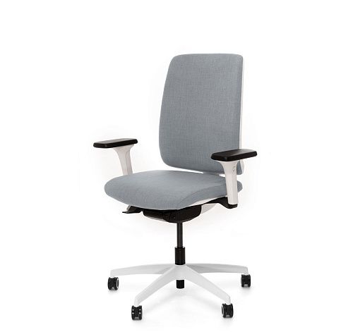 ДИОН Б/DION W Кресло, синх, 4Д, бел СЕРЫЙ/БЕЛЫЙ