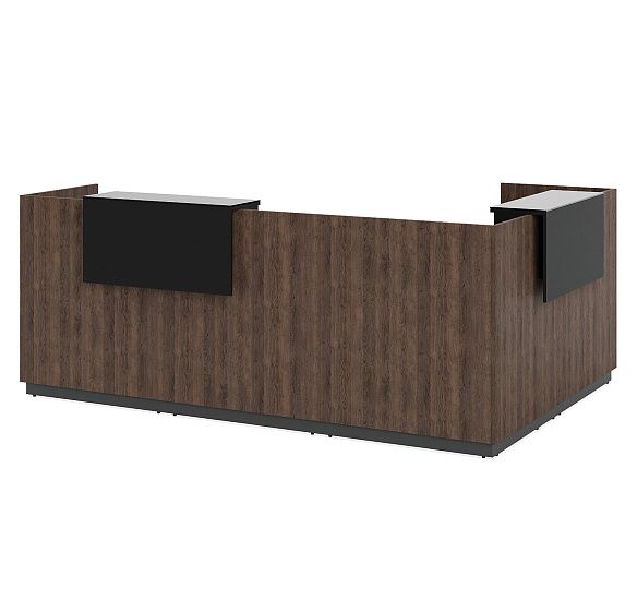 ФАСТА/FASTA Приемная стойка угловая ТАБАК/ГРАФИТ