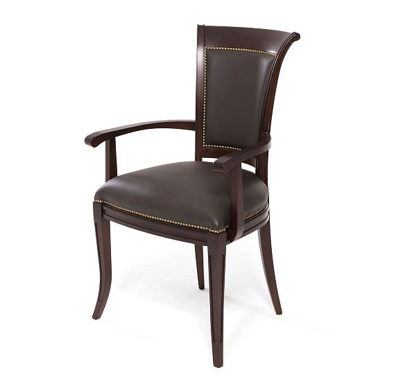 ДОЖ/С/DOGE/C Кресло с подлокотниками КОРИЧН/ОРЕХ ТАНГА