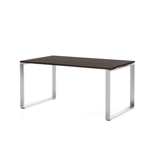 РОТОНДА/ROTONDA Стол 160 хром ВЕНГЕ/ХРОМ