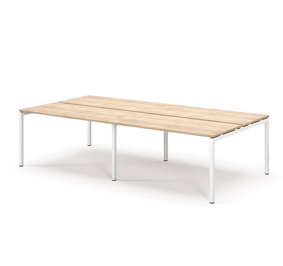 ТУР/TOUR бенч 4 р.места 118х68 см ДУБ КАЛИФ/БЕЛЫЙ