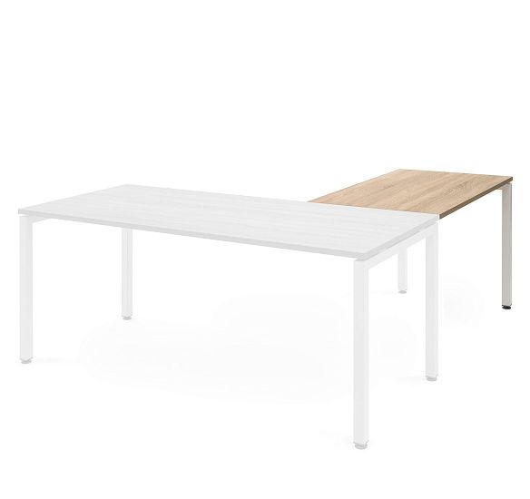 ТУР Л/TOUR L Приставка 103х60 ДУБ КАЛИФ/БЕЛЫЙ