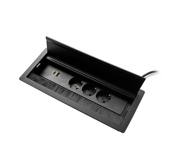 СОЛО ИНТО/SOLO INTO рамка+блок3+2 ЧЕРНЫЙ