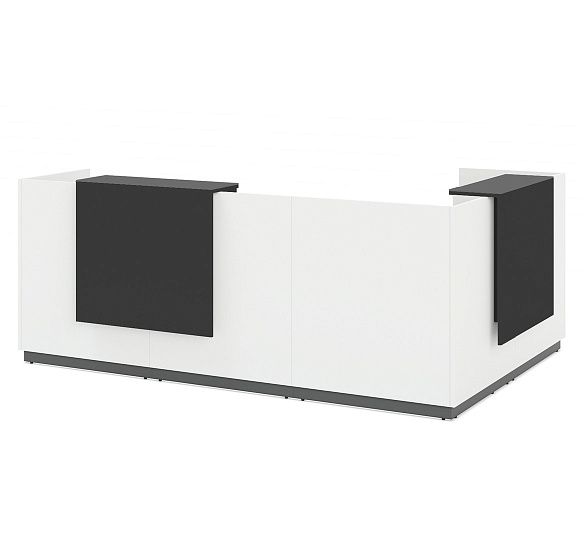 ФАСТА/FASTA Приемная стойка угл._дл БЕЛЫЙ/ГРАФИТ