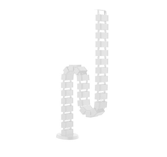 СКИД/SKID кабель канал 128 см БЕЛЫЙ