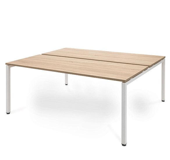 ТУР/TOUR бенч 2 места 158х139 см ДУБ КАЛИФ/БЕЛЫЙ