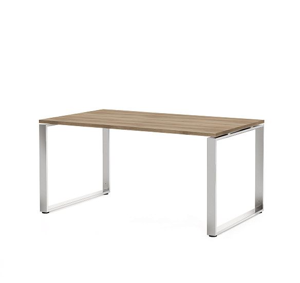 РОЛА/ROLA Стол 160 хром ГАВАНА/ХРОМ