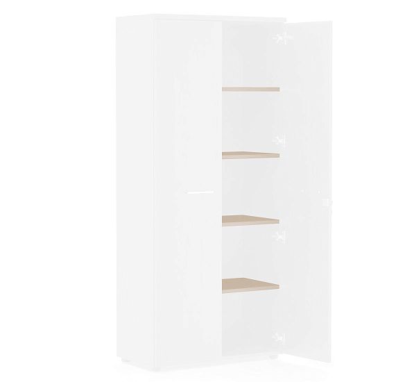 ФЕ/РО/FE/RO Комплект полок (4) ДУБ СВЕТЛЫЙ