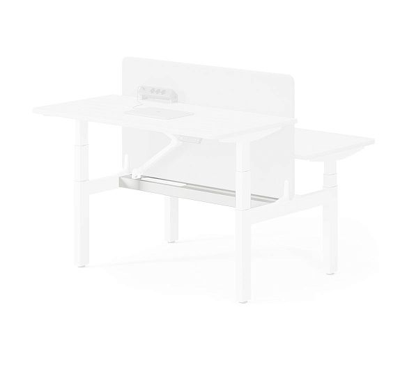 СКИД/SKID Траверса центр бенча БЕЛЫЙ