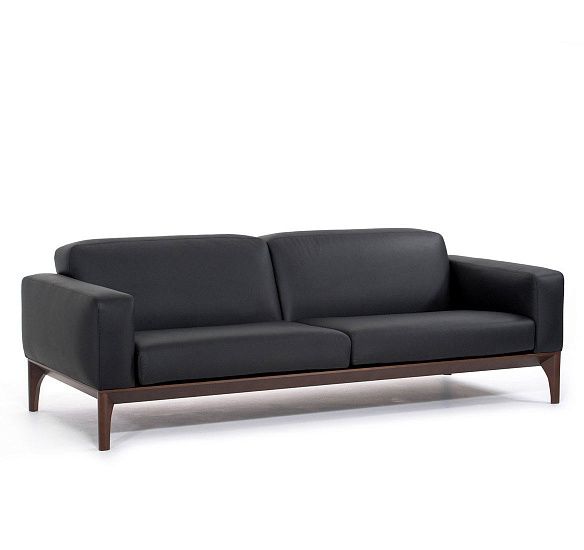 ФИОТТО/FIOTTO Диван 3-местный ЧЕРН/ТАБАК