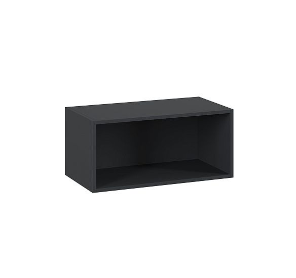 ФЛЕКС/FLEX Шкаф надставной открытый ГРАФИТ