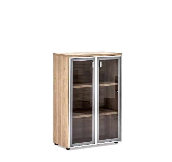 ЛАВА/ТЕРРА/LAVA/TERRA Шкаф в.121 стекл.дв ГАВАНА