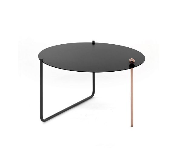 КОФЕ НЕО М/COFFEE NEO M стол кофейный ЧЕРНЫЙ/БРОНЗОВЫЙ