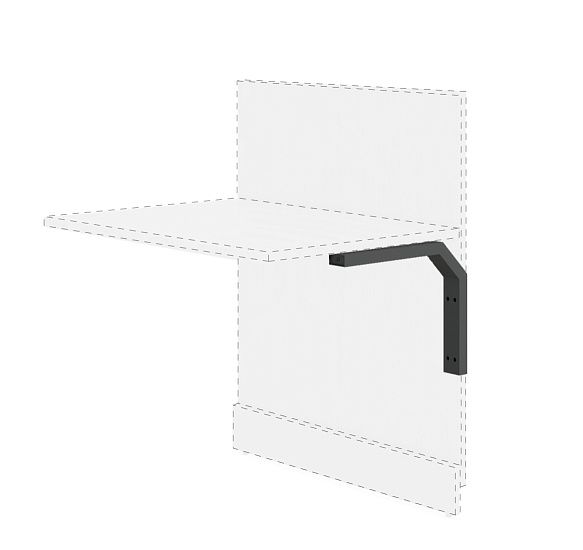 ФАСТА/FASTA Крепежный элемент АНТРАЦИТ