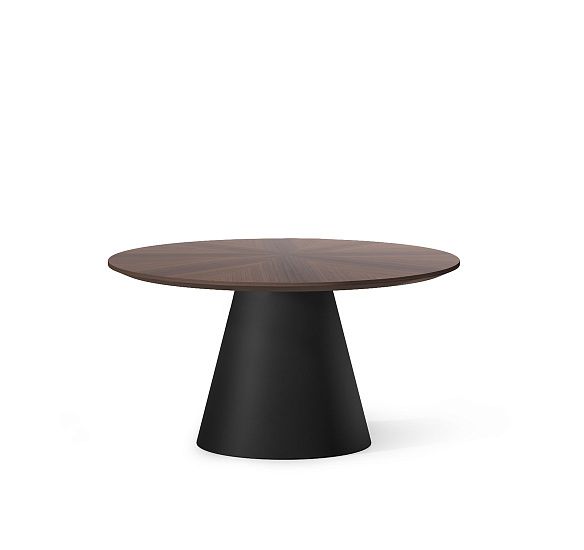 НОАЛЕ/NOALE Стол кофейный низкий ЭВКАЛИПТ МОРЕН/ЧЕРН