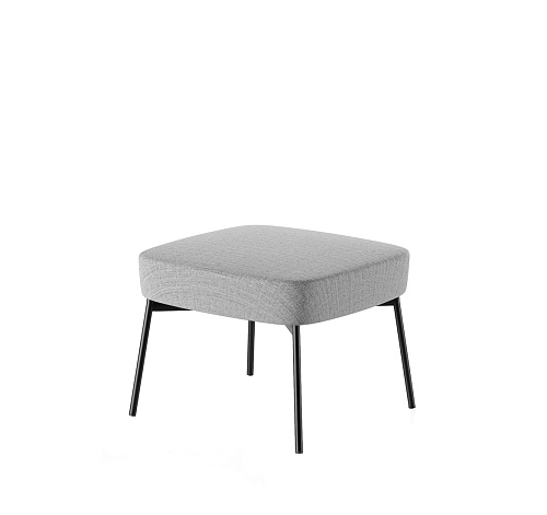 ВЕНТО/VENTO Пуф СЕРЫЙ/ЧЕРНЫЙ