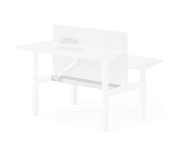 СКИД/SKID Траверса центр бенча БЕЛЫЙ