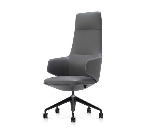 ТАУРУС/А/TAURUS/A Кресло руководителя СЕРЫЙ/ЧЕРНЫЙ