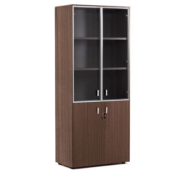 ЭНЦО/ENZO Шкаф комбинированный в197 ЭВКАЛИПТ МОРЕН/АЛЮМ