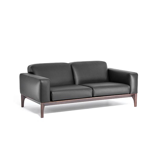 ФИОТТО/FIOTTO Диван 2-местный ЧЕРН/ТАБАК