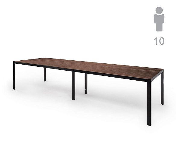 ЭНЦО/ENZO Стол для переговоров ЭВКАЛИПТ МОРЕН/ЧЕРН