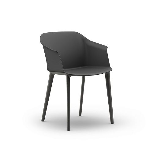 КОРФУ/CORFU Кресло пластик антр АНТРАЦИТ