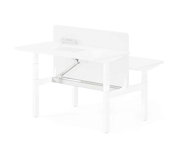 СКИД/SKID Траверса центр+Держатель БЕЛЫЙ