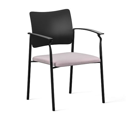 ПИНКО/PINKO Кресло на ч.опорах с/под ЧЕРНЫЙ/СЕРЫЙ/ЧЕРНЫЙ