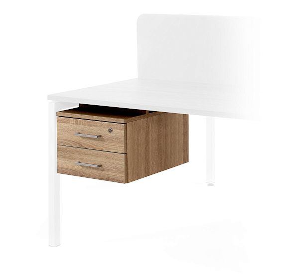 Тумба подвесная 2 ящика ДУБ КАЛИФОРН