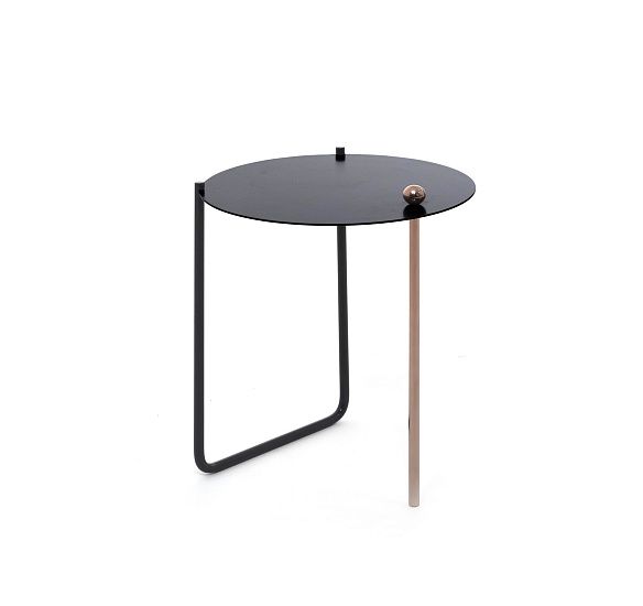 КОФЕ НЕО С/COFFEE NEO S стол кофейный ЧЕРНЫЙ/БРОНЗОВЫЙ