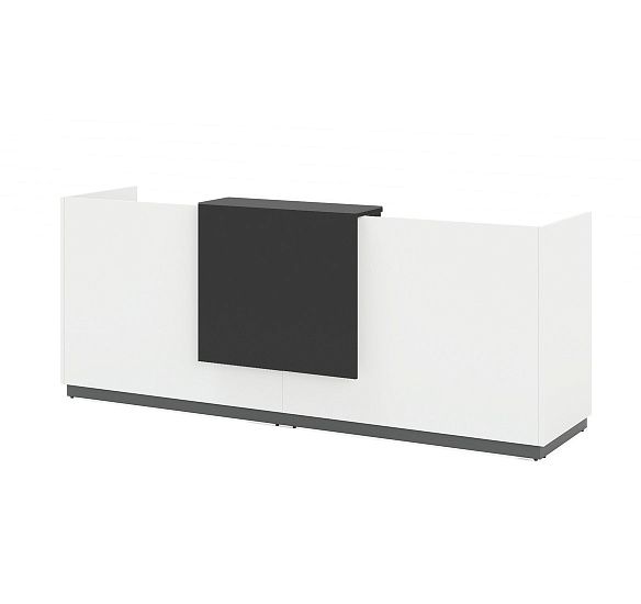 ФАСТА/FASTA Приемная стойка 281 дл БЕЛЫЙ/ГРАФИТ