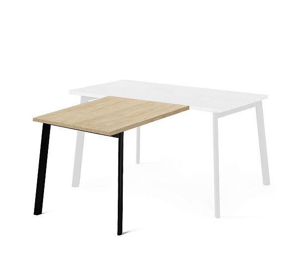 ФЛЕКС/FLEX Брифинг-приставка 100х78 ГИКОРИ/ГРАФИТ