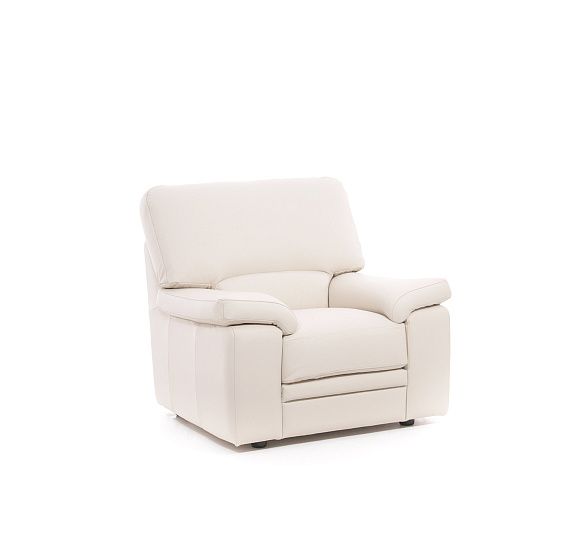 ЭЛЛА/ELLA Кресло кожа БЕЖЕВЫЙ/КОЖА