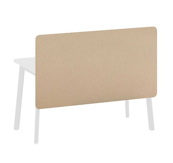 ЛИНК+/LINK+ Экран В стола ткн 158 см БЕЖЕВЫЙ