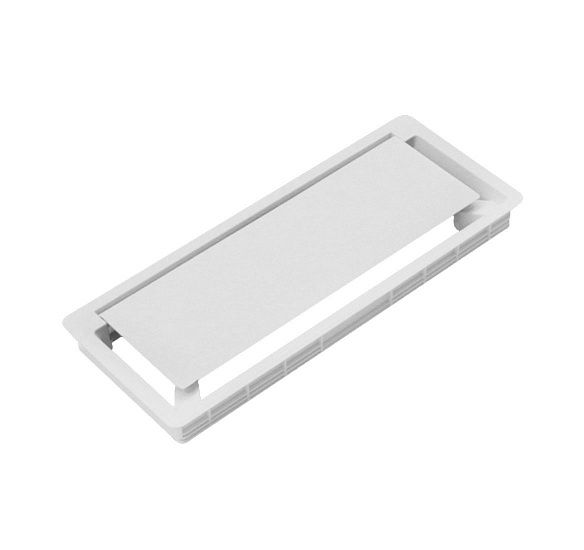 КАВЕР ЛАЙТ/COVER LIGHT Лючок прямоуг. БЕЛЫЙ