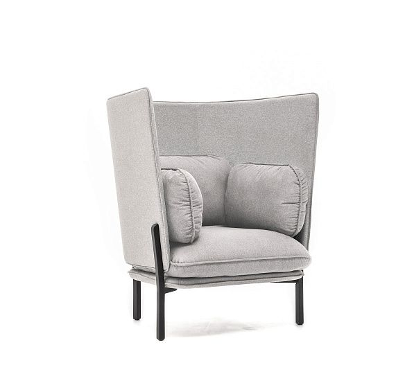 БЕЛЛАДЖИО/BELLAGIO кресло высокая спинка СЕРЫЙ