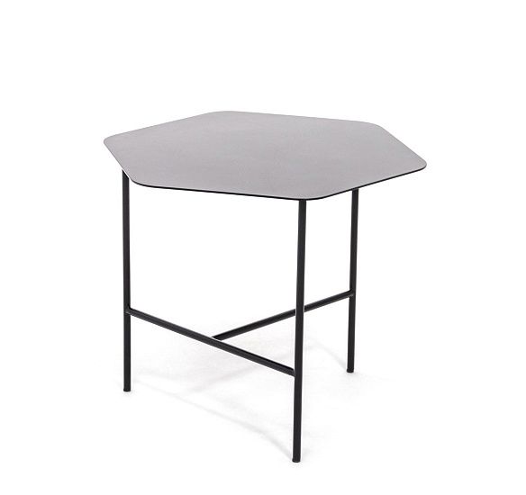 СТРАТИ С/STRATI S стол кофейный металл ЧЕРНЫЙ